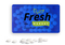 MintCard, ca. 77 x 48 x 6 mm, 7 g, blau-transparent -