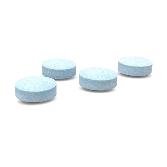 Mini Nostalgiedose, ca. 59 x 46 x 18,5 mm, 20 g, blank - Koffeinbonbons Pfefferminz