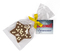 Schoko Weihnachtsstern, ca. 92 x 190 mm, 35 g, Gelbe Schleife - Vollmilchschokolade