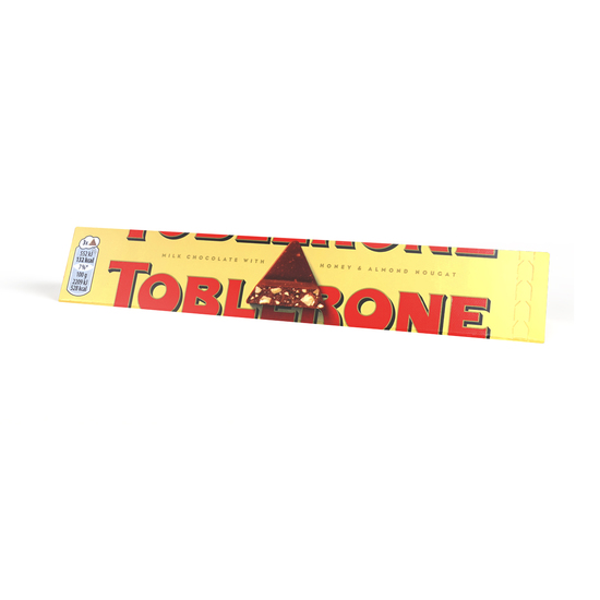 Toblerone in Werbeschuber, ca. 211 x 38 x 35 mm, 100 g,  - 100 g