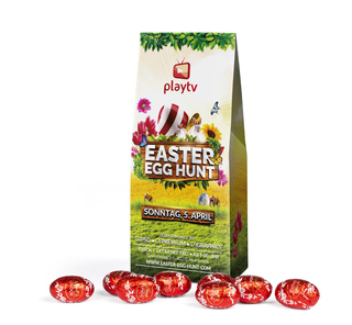 Lindt Lindor Ostereier in Standboden-Kartonage groß