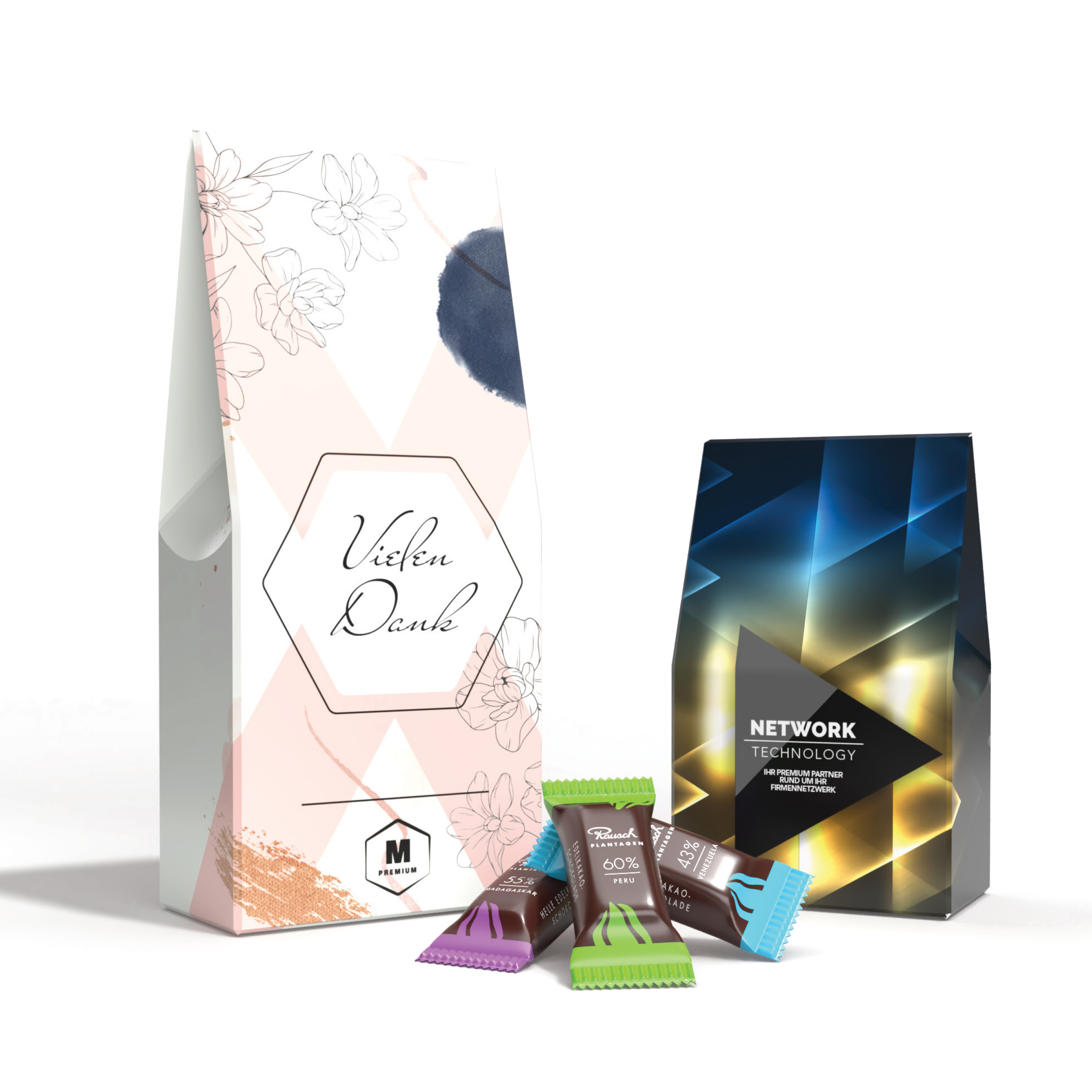 Rausch Plantagen Minis in Standboden-Kartonage klein