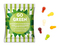 Fruchtgummi Standardformen 15 g Glühbirne transparente kompostierbare Folie