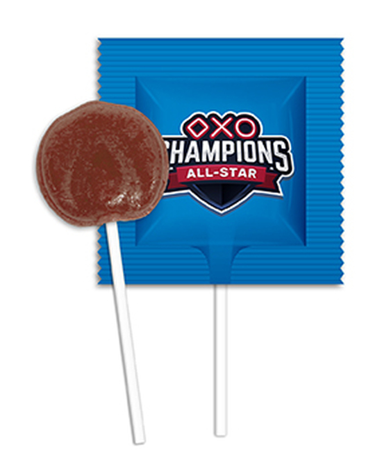 Flachlolly 10 g Cola Standard-Folie transparent