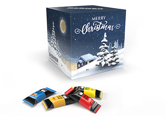 Lindt HELLO Mini Advenskalender "Würfel" Eco 240 g