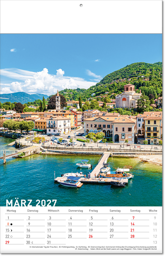 Bildkalender Reiseziele, Fälzel