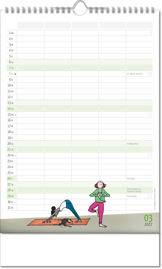 Bildkalender Familienplaner, Wire