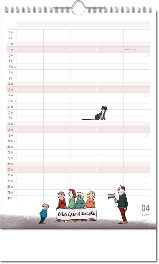 Bildkalender Familienplaner, Wire