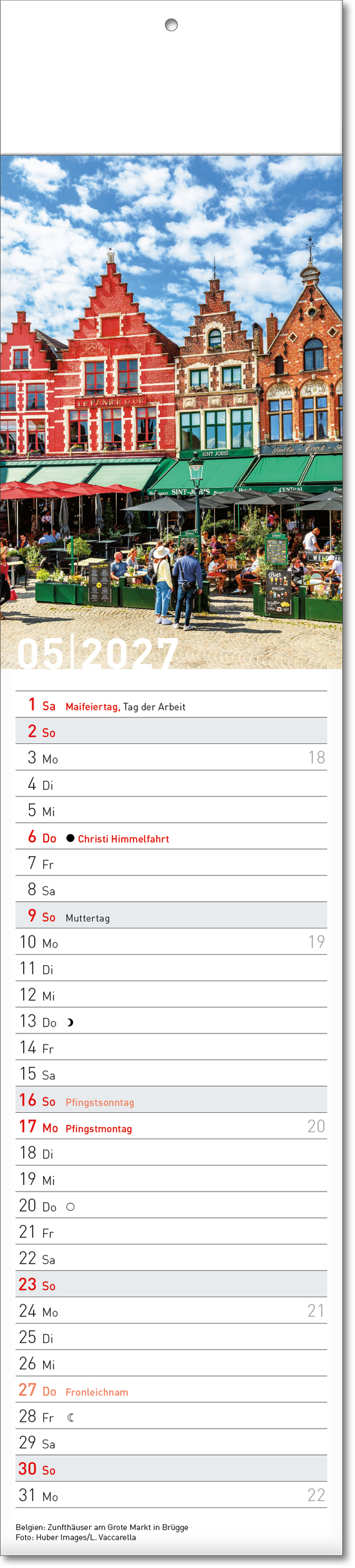 Bildstreifenkalender Reiseziele, Fälzel