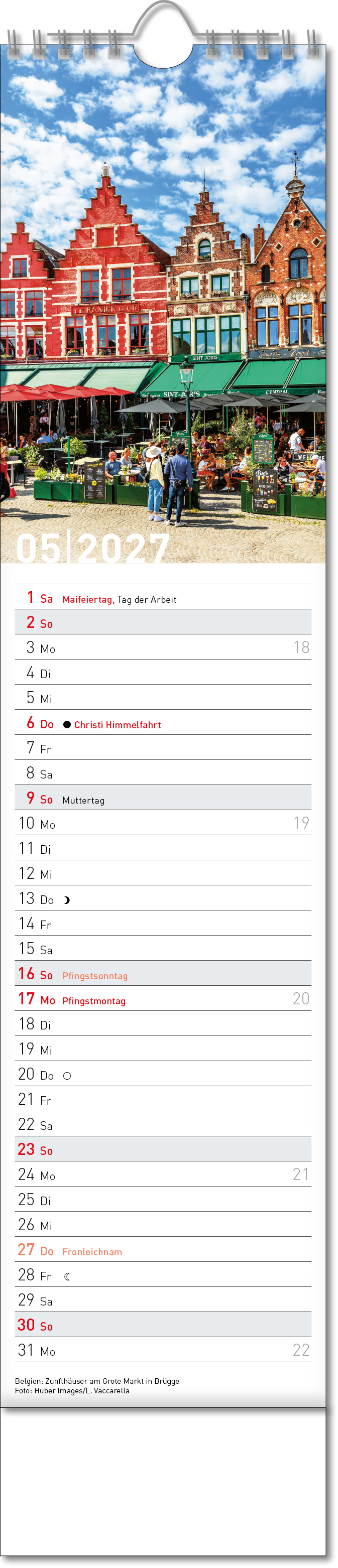 Bildstreifenkalender Reiseziele, Wire