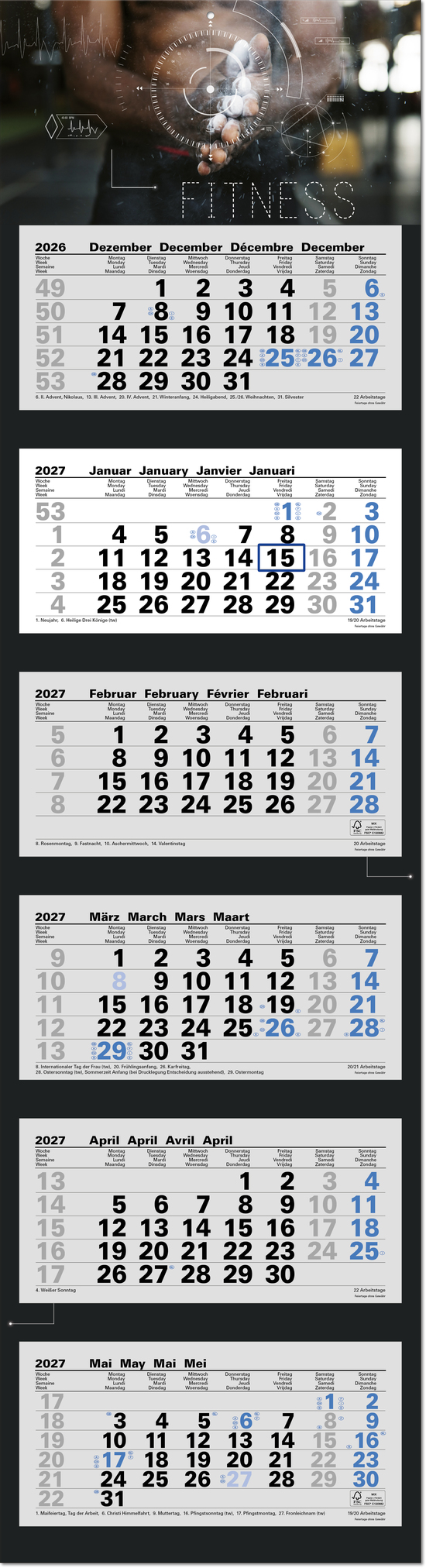 6-Monatsplaner Ocean-6