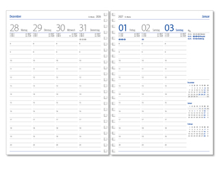 Wochenkalender Klassik D Wire, Slinky mittelblau