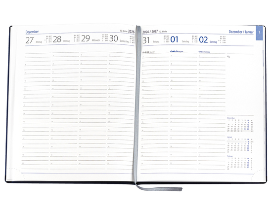 Wochenkalender Manager D, Magic burgund