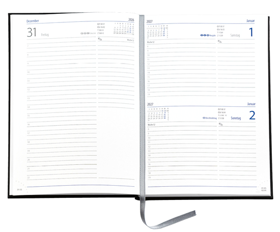 Buchkalender Trend Chefkalender D, Fashion burgund