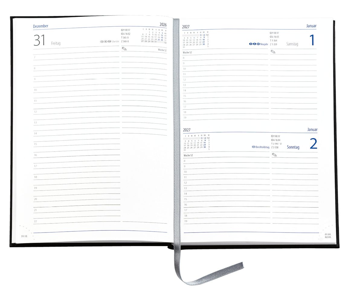 Buchkalender Trend Chefkalender D, Fashion dunkelblau