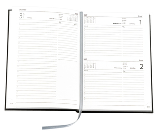 Buchkalender Basic Chefkalender, Balacron burgund