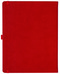 Notizbuch Style Large im Format 19x25cm, Inhalt blanco, Einband Slinky in der Farbe Scarlet
