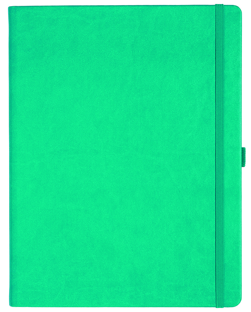 Notizbuch Style Large im Format 19x25cm, Inhalt blanco, Einband Slinky in der Farbe Turquoise
