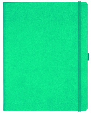 Notizbuch Style Large im Format 19x25cm, Inhalt blanco, Einband Slinky in der Farbe Turquoise