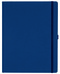 Notizbuch Style Large im Format 19x25cm, Inhalt kariert, Einband Fancy in der Farbe Royal Blue