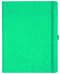 Notizbuch Style Large im Format 19x25cm, Inhalt kariert, Einband Slinky in der Farbe Turquoise