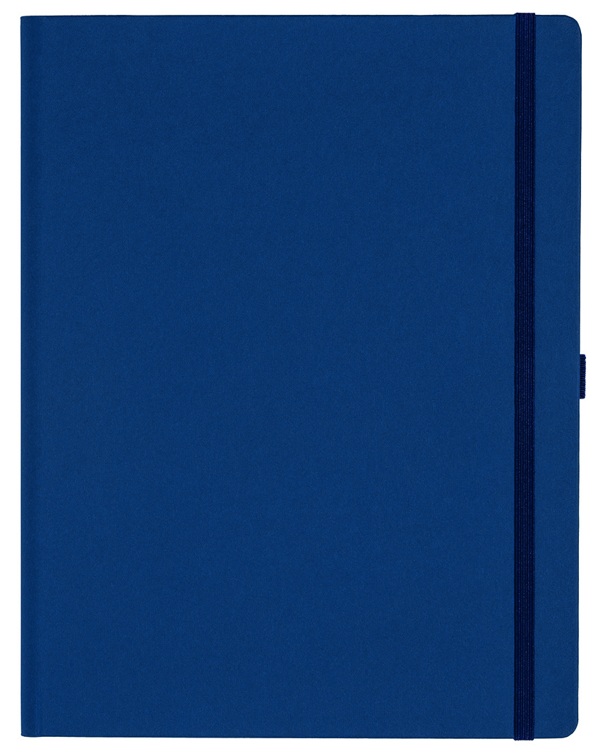 Notizbuch Style Large im Format 19x25cm, Inhalt liniert, Einband Fancy in der Farbe Royal Blue
