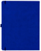 Notizbuch Style Large im Format 19x25cm, Inhalt liniert, Einband Slinky in der Farbe Ultramarine