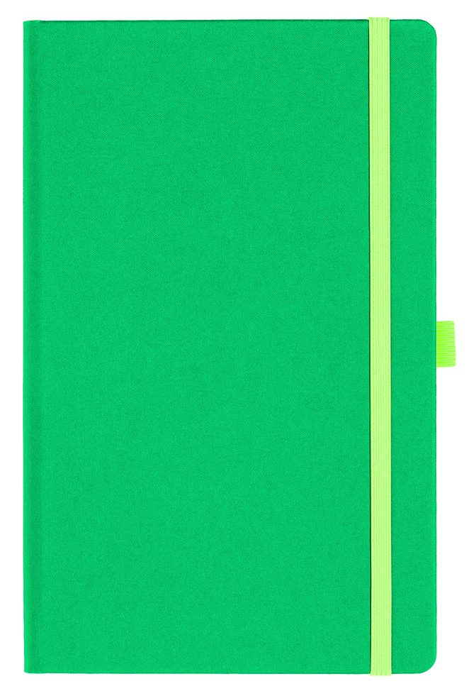 Notizbuch Style Medium im Format 13x21cm, Inhalt blanco, Einband Fancy in der Farbe Laguna