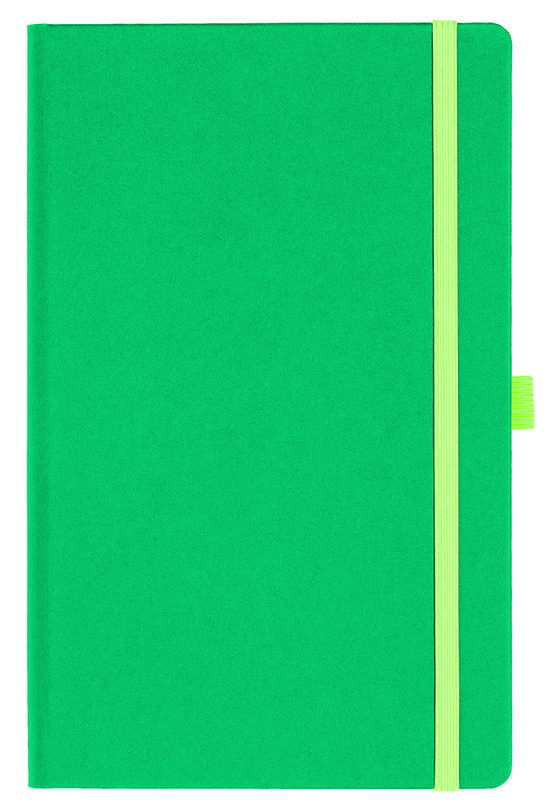 Notizbuch Style Medium im Format 13x21cm, Inhalt blanco, Einband Fancy in der Farbe Laguna