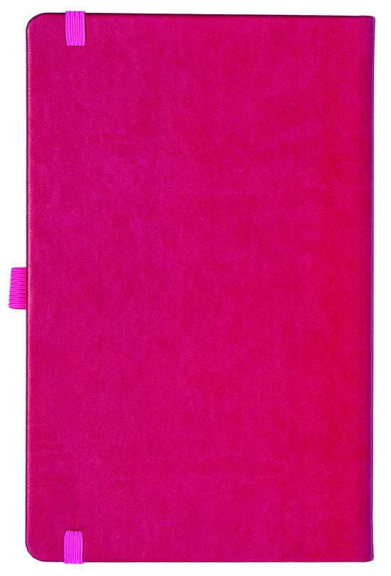 Notizbuch Style Medium im Format 13x21cm, Inhalt blanco, Einband Slinky in der Farbe Pink