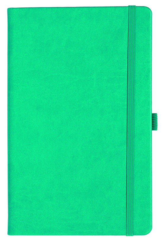 Notizbuch Style Medium im Format 13x21cm, Inhalt blanco, Einband Slinky in der Farbe Turquoise