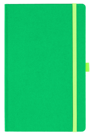 Notizbuch Style Medium im Format 13x21cm, Inhalt kariert, Einband Fancy in der Farbe Laguna