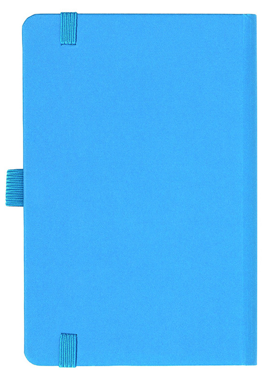 Notizbuch Style Small im Format 9x14cm, Inhalt blanco, Einband Fancy in der Farbe China Blue