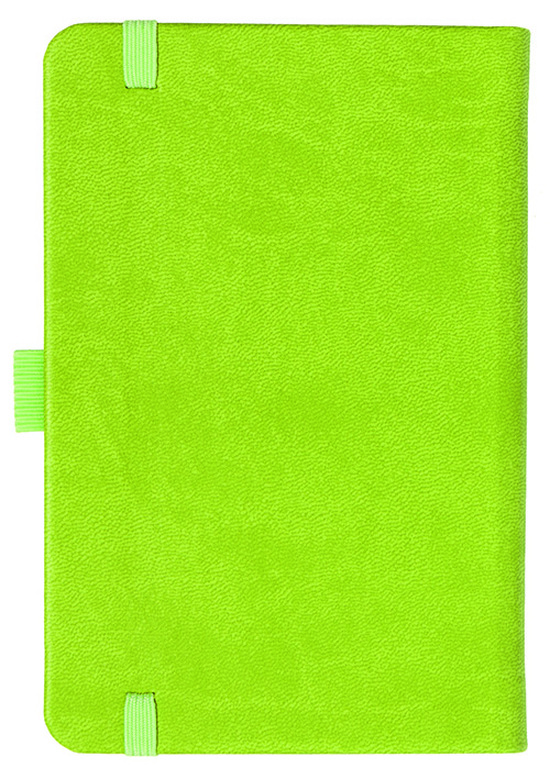 Notizbuch Style Small im Format 9x14cm, Inhalt blanco, Einband Slinky in der Farbe Lime