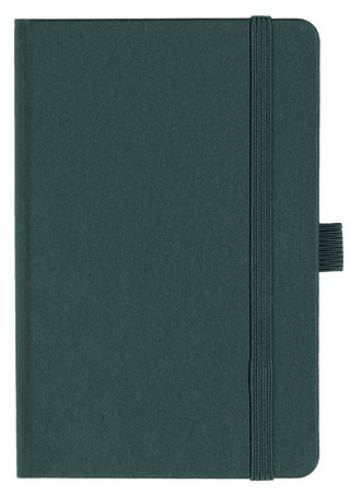 Notizbuch Style Small im Format 9x14cm, Inhalt kariert, Einband Fancy in der Farbe Graphite