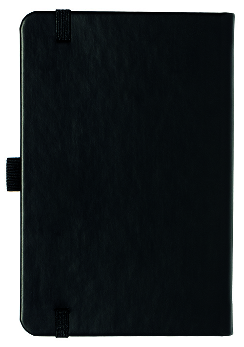 Notizbuch Style Small im Format 9x14cm, Inhalt kariert, Einband Slinky in der Farbe Black