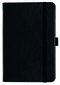 Notizbuch Style Small im Format 9x14cm, Inhalt kariert, Einband Slinky in der Farbe Black