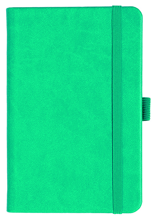 Notizbuch Style Small im Format 9x14cm, Inhalt kariert, Einband Slinky in der Farbe Turquoise