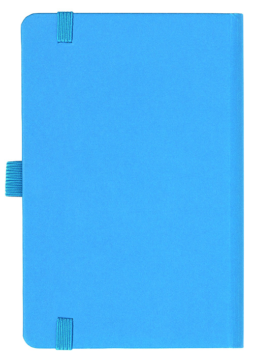Notizbuch Style Small im Format 9x14cm, Inhalt liniert, Einband Fancy in der Farbe China Blue