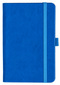 Notizbuch Style Small im Format 9x14cm, Inhalt liniert, Einband Slinky in der Farbe Azure