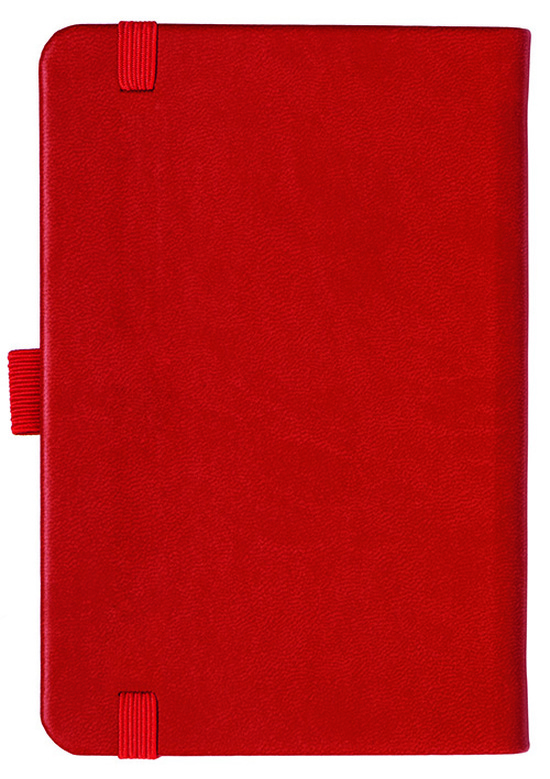 Notizbuch Style Small im Format 9x14cm, Inhalt liniert, Einband Slinky in der Farbe Scarlet