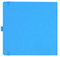 Notizbuch Style Square im Format 17,5x17,5cm, Inhalt blanco, Einband Fancy in der Farbe China Blue