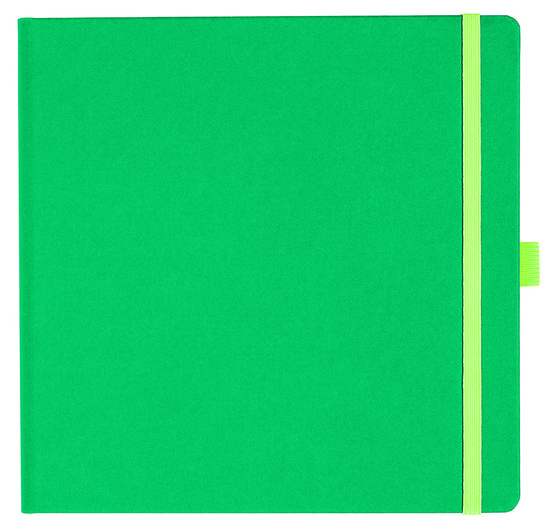 Notizbuch Style Square im Format 17,5x17,5cm, Inhalt blanco, Einband Fancy in der Farbe Laguna