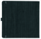 Notizbuch Style Square im Format 17,5x17,5cm, Inhalt blanco, Einband Woody in der Farbe Charcoal