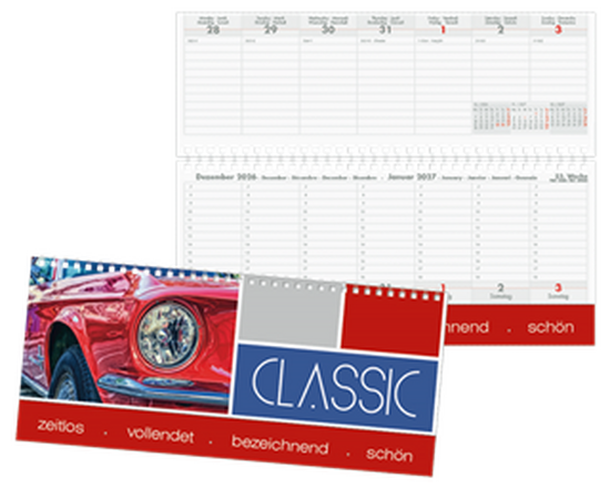 Querkalender "Office", Kartoneinband