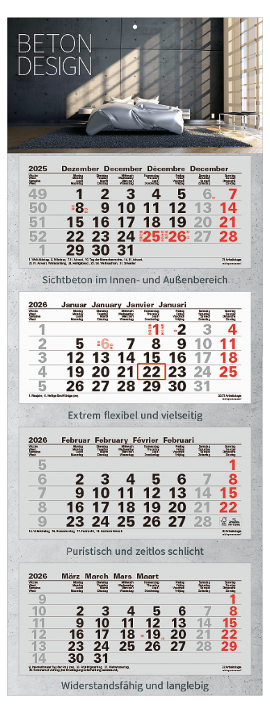 4-Monats-Kalender "Junior-4"