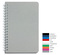 Taschentimer "Luxus" im Format 10,5 x 16,5 cm, deutsche Version, 128 Seiten, Wire-O-Bindung, Kartoneinband, PP-Einband mittelblau