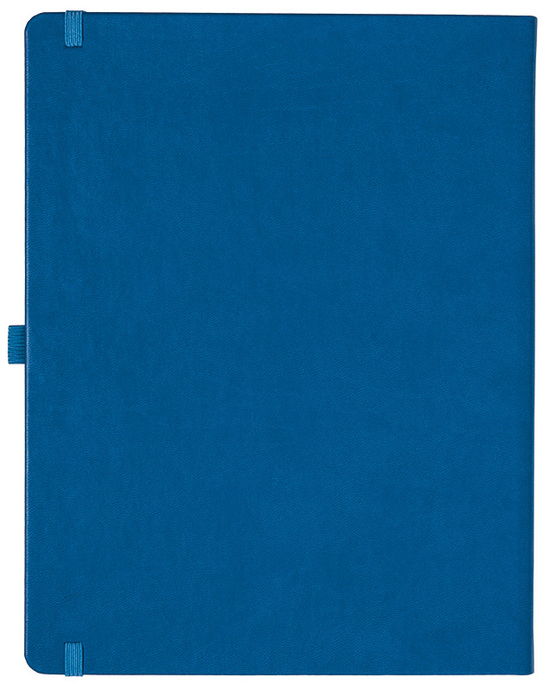 Notizbuch Style Large im Format 19x25cm, Inhalt blanco, Einband Slinky in der Farbe Azure