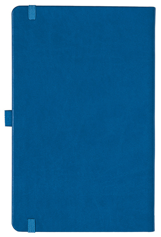 Notizbuch Style Medium im Format 13x21cm, Inhalt blanco, Einband Slinky in der Farbe Azure