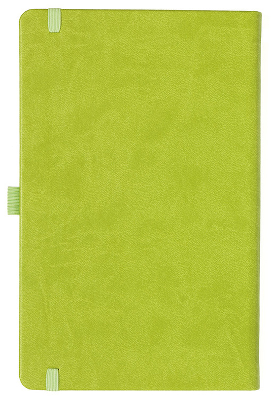 Notizbuch Style Medium im Format 13x21cm, Inhalt blanco, Einband Slinky in der Farbe Lime